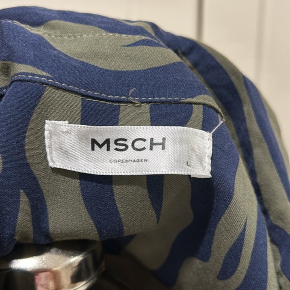 MSCH Copenhagen Zebra button-up Maxi Dress - Picture 4 of 9